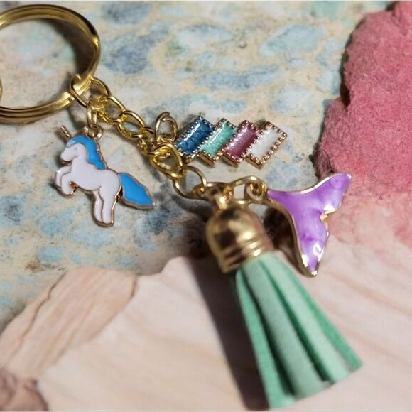 Whimsical Key Chain or Bag Charm New - Picture 2 of 2